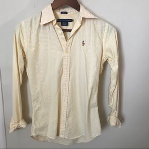Ralph Lauren Yellow Oxford Button Down